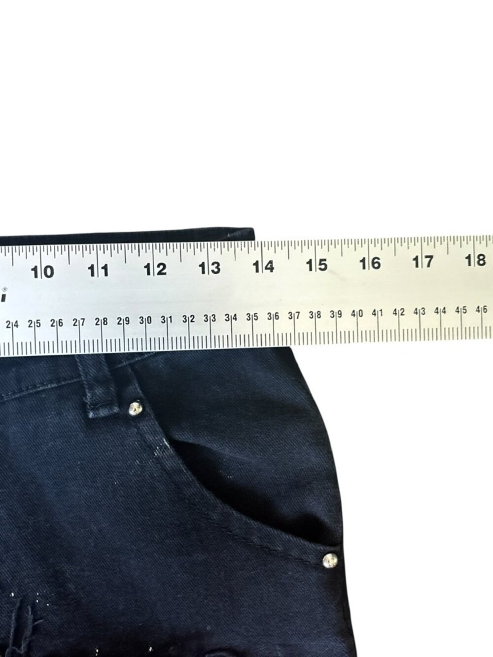 Women's Black & Red Plaid Skinny Pants - Picture 5 of 7